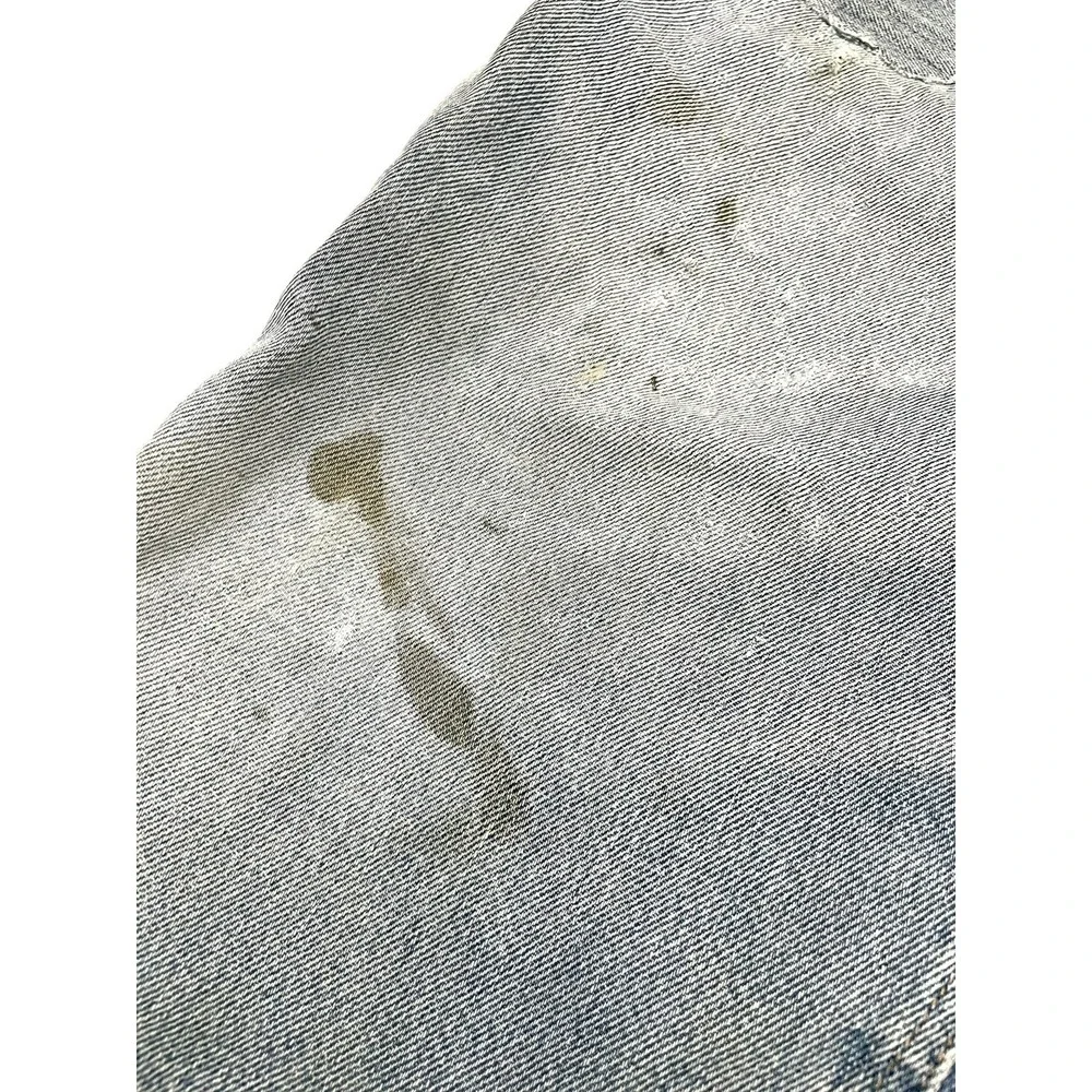 Wrangler Riggs Workwear Double Knee Jeans Mens 42x25 Blue Thrashed